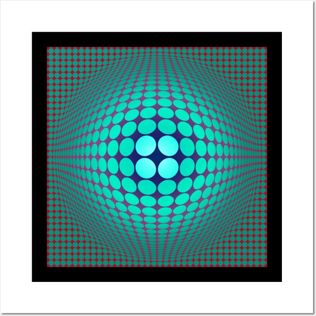 Homage to Vasarely 11 Wall Art by MichaelaGrove